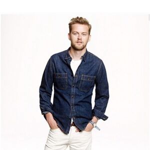 J Crew Denim Button-down Shirt (New York Sportsmen edition)